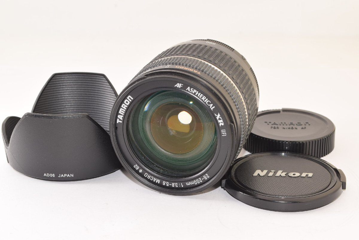 TAMRON AF 28-200MM F3.8-5.6 XR MACRO A03 FOR NIKON ZOOM LENS TAMRON AF 28-200MM F3.8-5.6 XR MACRO A03 FOR NIKON ZOOM LENS