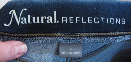 Natural Reflections S Pull on Jeans Jeggings Silk Denim Comfort Obsession - Picture 3 of 4