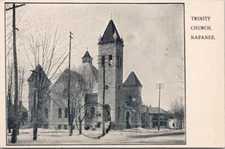 Trinity Church Napanee Ontario ON c1907 R. Valleau Postcard E68