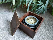 Bussola Nave Nave Vintage Yacht Dipinta Grigio Sestrel Scatolata 13cm