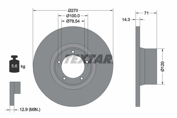 Bremsscheibe Ford P. Transit-image