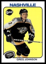 2001 Upper Deck Vintage #145 Greg Johnson - Nashville Predators