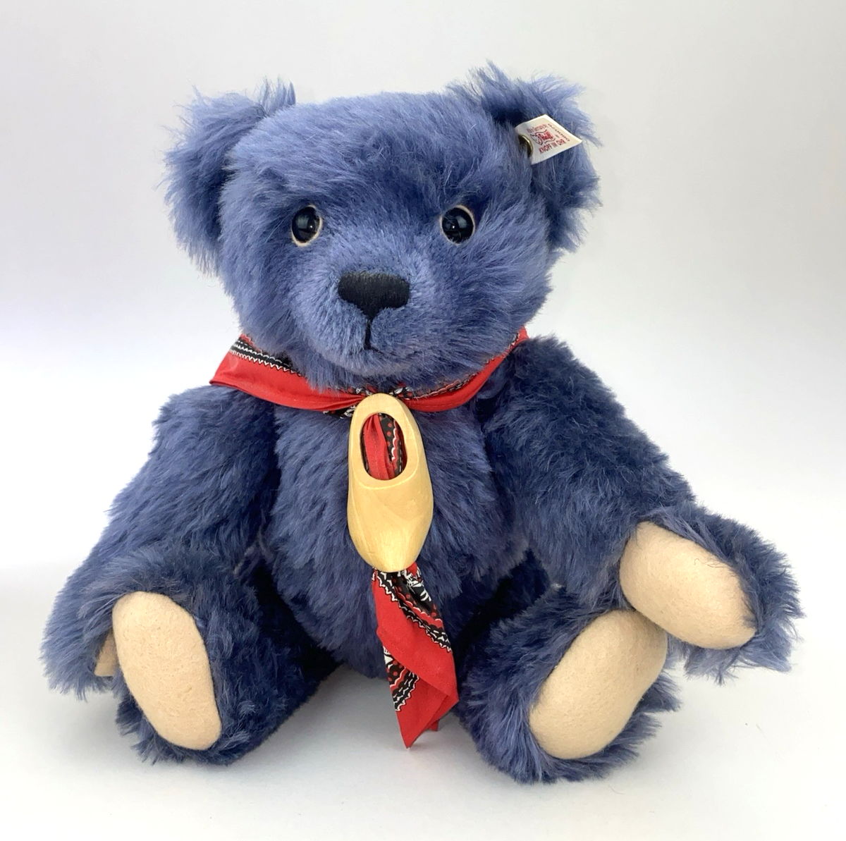 Steiff 1999 Farmer Bear Netherlands Exclusive Ltd Edition Denim