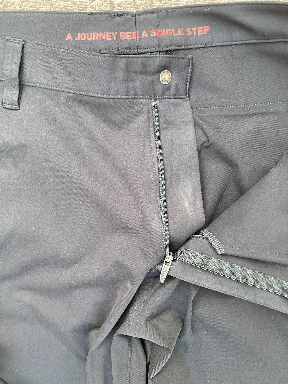 Men's Rhone Pants Black Solid Everyday Pocket 36x… - image 4