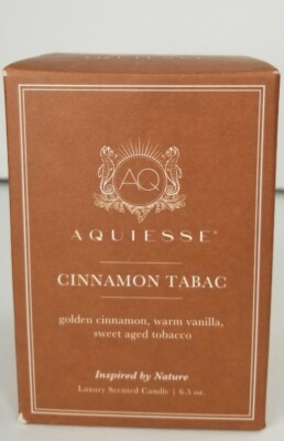 Aquiesse Cinnamon Tabac 6.5oz. Boxed Luxury Candle