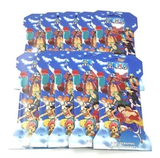 One Piece Collectible Holographic Stickers Lot of x10 Packs (5 Sticker per Pack)