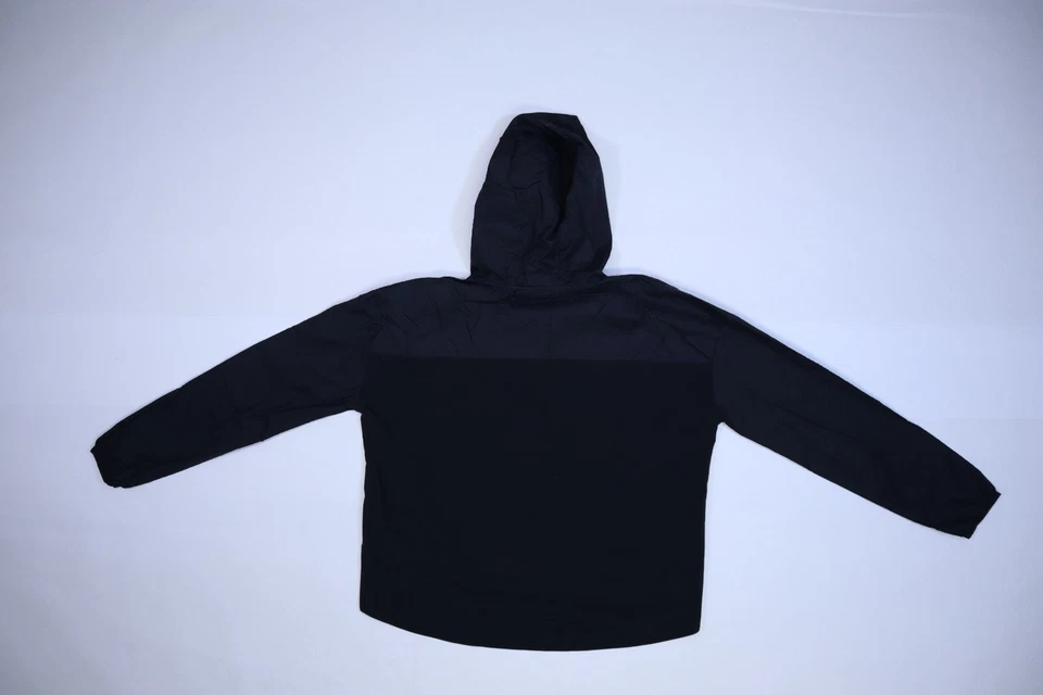 Chaqueta cortavientos Under Armour para mujer holgada híbrida tejida cremallera completa con capucha M Foto 3 de 4