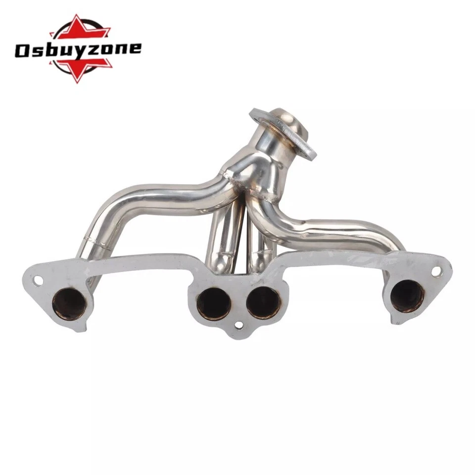 Coletor de desempenho cabeçalho com gaxeta para Jeep Wrangler 2.5L L4 1991-02 polido - Imagem 3 de 4