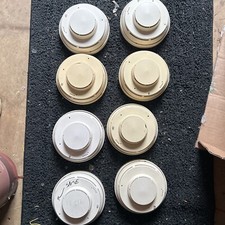 (8) Old Siemens/Pyrotronics Ionization Smoke Detectors W Bases Read Description