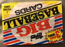 1988 Topps Big Baseball Card Pack Chili Davis Angels Showing Top Front