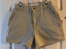 Vintage Lee Tan Twill Shorts Size 12 100 Cotton "Riveted by Lee"