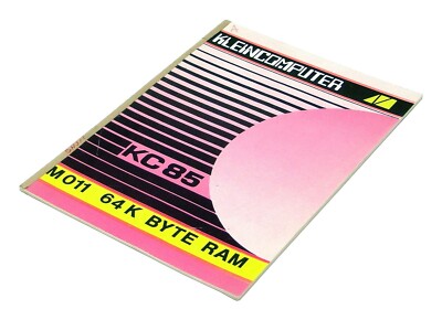 M011 64K BYTE RAM Anleitung für KC 85 Computer aus der DDR Mühlhausen KC85