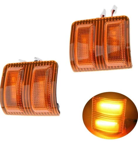 LED Side Mirror Marker Lights Compatible with FORD F250 F350 F450 F550 08-15
