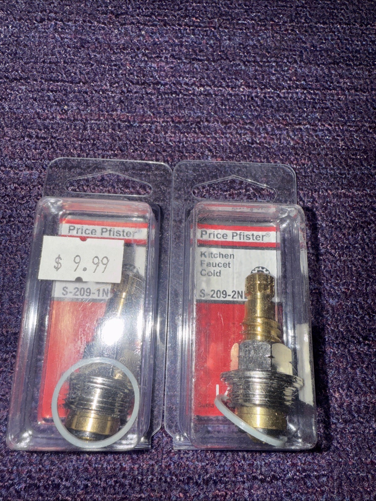 LASCO S-209-1NL & S-209-2NL  Hot  & Cold Kitchen Faucet Price Pfister  New 2PC