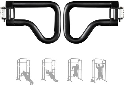 Yes4All 500lb Dip Bar Attachment 2x2 with 1'' Hole Power Cage Squat Rack Att. 13A