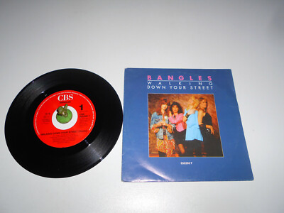 Bangles - Walking down your Street (1986) Vinyl 7` inch Single Vg ++