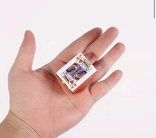 Mini Playing Cards Miniature Travel Tiny Poker Deck Set x1