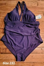 You di An Plus Size swimsuit criss Cross Adjustable Spaghetti Strap