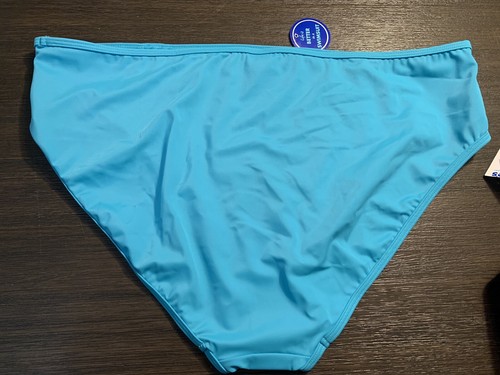 NEW NWT Swimsuits for All SEXY Teal Aqua W/ Lace Bikini Bottoms Size 24 - Picture 2 of 2