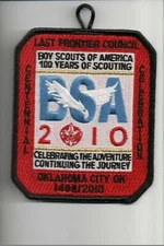 2010 Last Frontier Council Centennial Celebration 1498/2010 patch