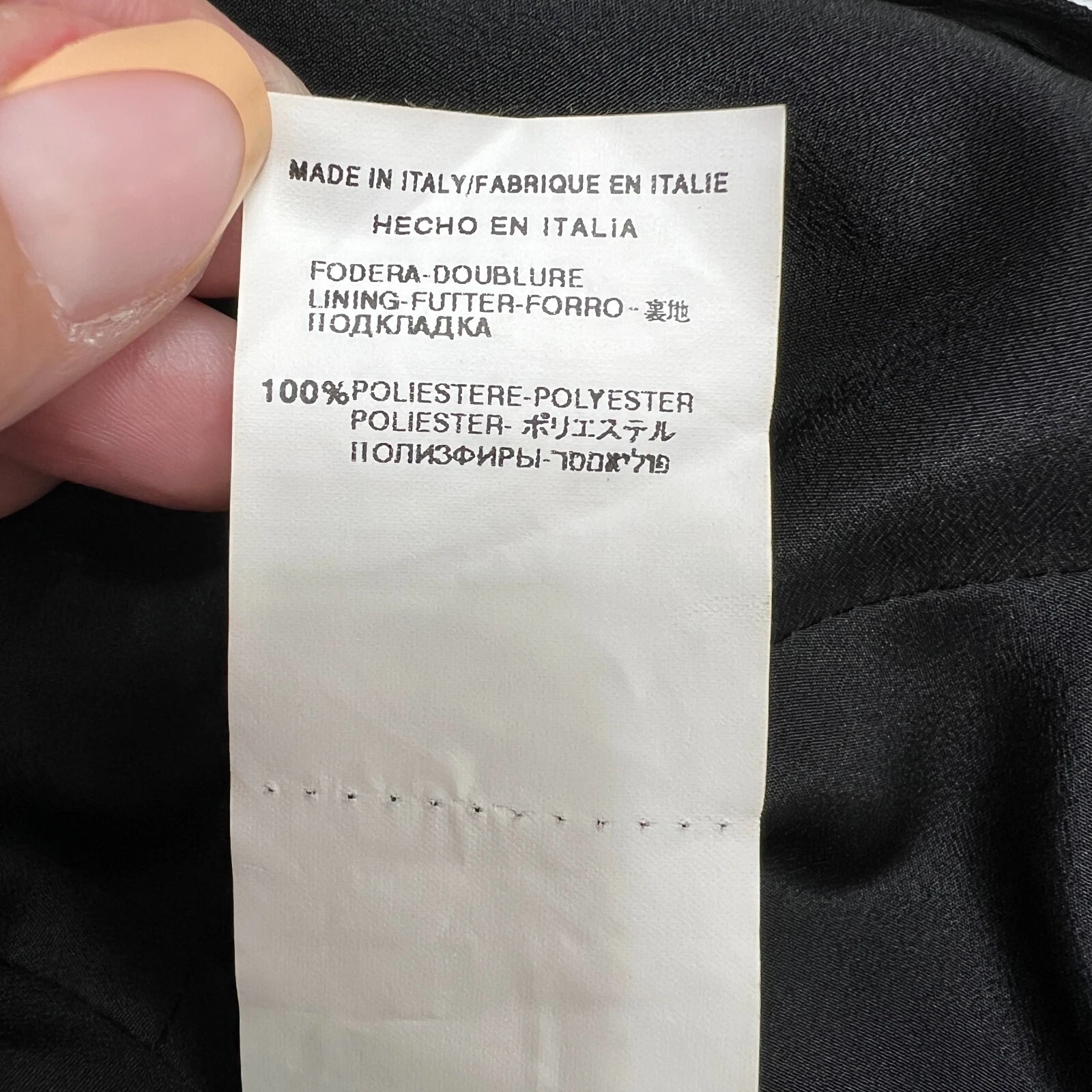 Mini abito da cocktail donna nuovo senza etichette Valentino Spa 100% lana vergine taglia 10