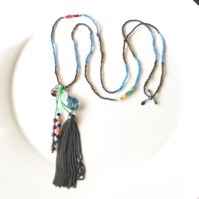 New Premier Designs Tassel Pendant Necklace Tow Ways Gift Fashion Women Jewelry