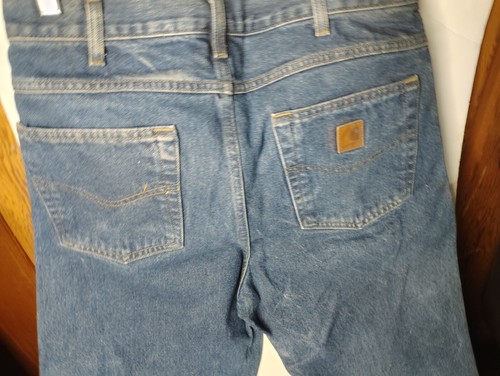 Carhartt denim blue jeans size 32 x 36 - Picture 6 of 8