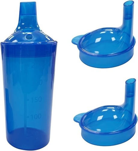Dr. Bone's Futterbecher mit 2 Ausgießern und Strohhalmlöchern Erwachsene Trink-/Futterbecher - Bild 2 von 4