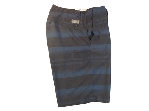 Volcom Surf & Turf Hybrid Shorts Men 34 Blue Black Striped Wicking Quick Dry - Picture 6 of 17