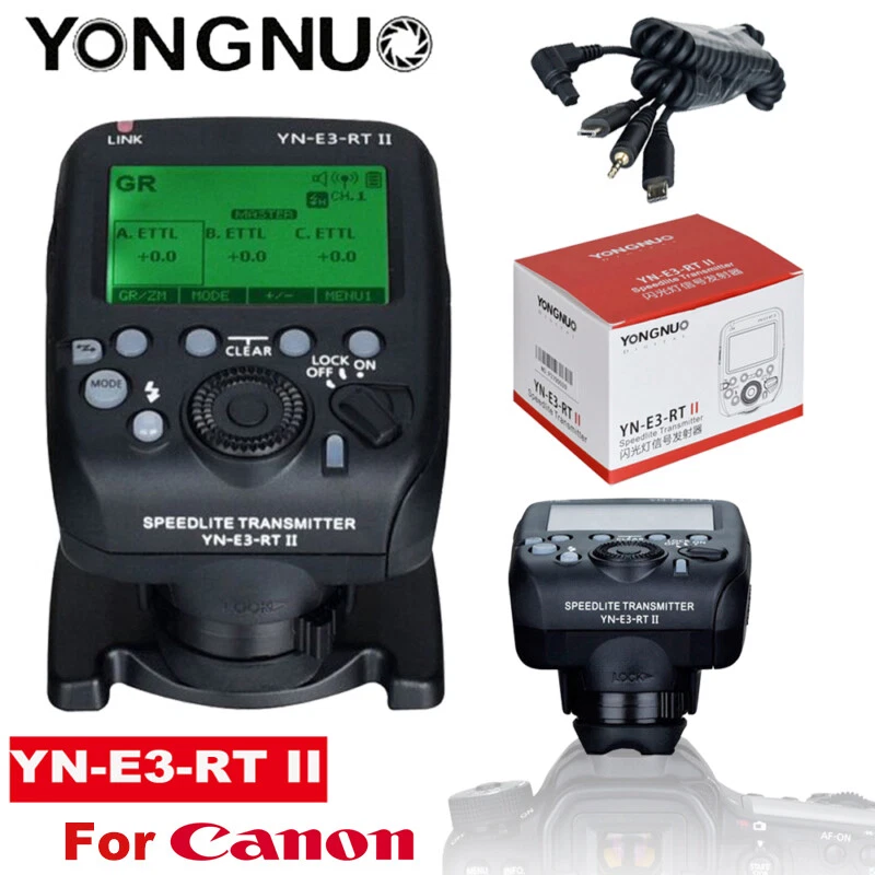 YONGNUO YN-E3-RT II Radio Flash Trigger Speedlite Transmitter For Canon 600EX-RT - Image 2 of 4