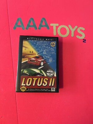 SEGA Genesis LOTUS II No Manual with case Excellent Condition