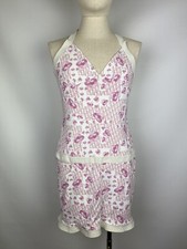 VTG Christian Dior by John Galliano ladies sleeveless monogram dress size 10
