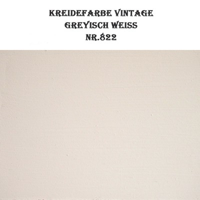Lichtgraue Vintage Kreidefarbe Greyischweiss BORMA Möbelfarbe 750ml 26