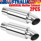 <!--F#f_0-->2X 2.5''Car Muffler Exhaust Resonator Pipe Sound Tuning Silencer Stainless Steel<!--F/-->