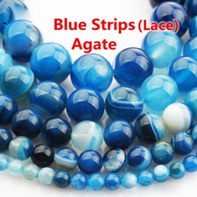 1 Strand Runden 4mm 6mm 8mm 10mm 12mm Natürlich Stein Felsen Edelstein Perlen