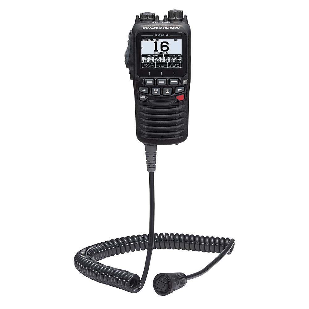 STANDARD HORIZON WIRED REMOTE ACCESS MICROPHONE, RAM4 BLACK | eBay