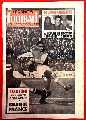 FRANKREICH FUSSBALL Nr. 726 EUROPAPOKAL 1960 NICE REAL MADRID 3-2 HISTORISCHE LEISTUNG