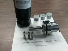 Slim Fit Collet Chuck HSK63A-DC06-3.5" & 3 Collets 1/8",3/16",1/4" #HSK63A-DC06