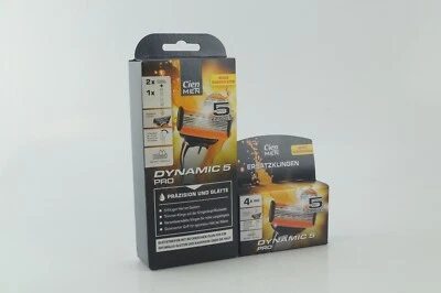 Cien Men DYNAMIC PRO 5 Rasierer inklusive 2 Klingen + 4er Pack Ersatzklingen ✅