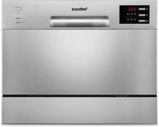 Lavastoviglie Compatta Da Tavolo TD602E-S Mini Lavastoviglie Con 6 Coperti, 6 Pr