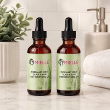 NEW Mielle Lot of 2 Rosemary Mint Scalp Hair Strengthening Oil w/ Biotin 2oz