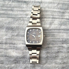 OMEGA Seamaster Automatic Date Gray Dial Stainless Steel Silver Bracelet