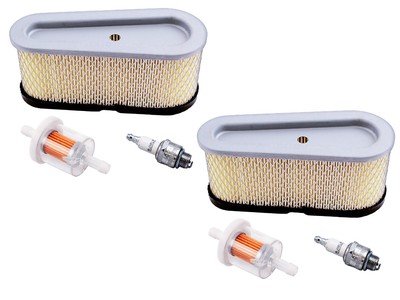 2x SECURA Filter + Zündkerze für Briggs & Stratton Motor 12-12.5PS | 10-18PS