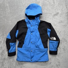 The North Face Jacket Youth Medium Blue Black Hooded FUTURELIGHT Ski Waterproof