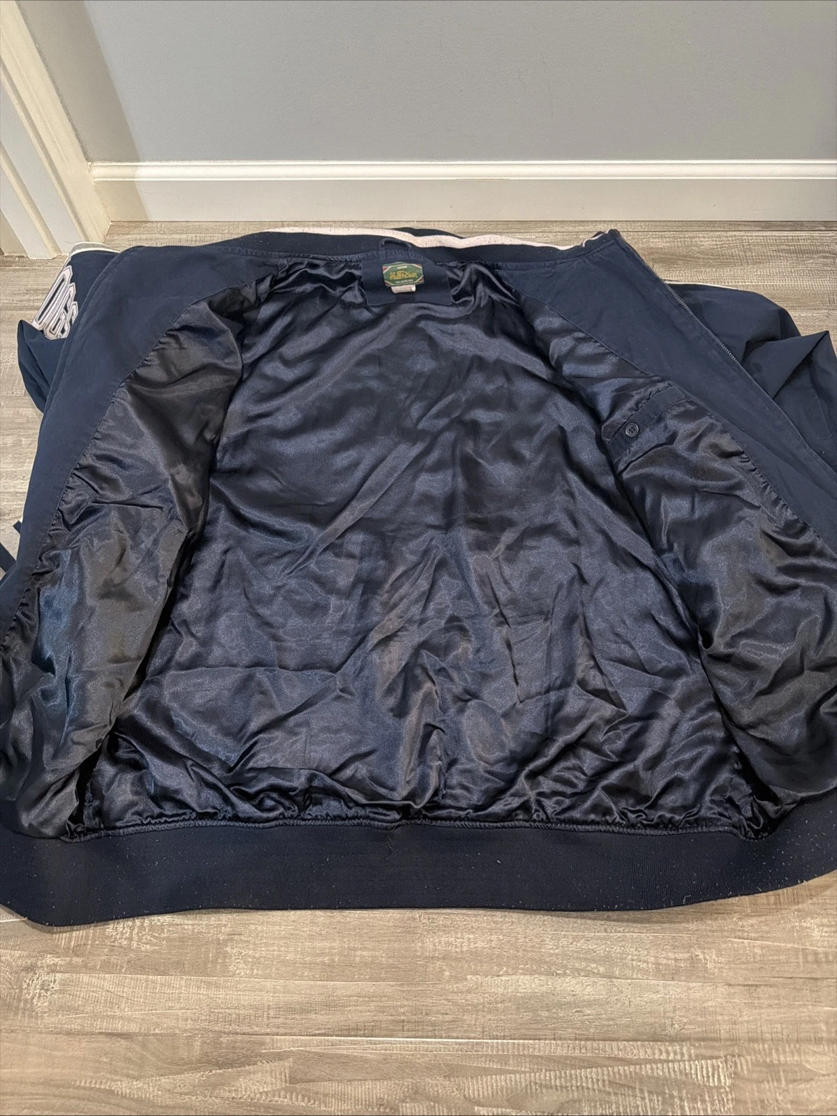 Vtg Stall & Dean Ivy League Yale Bulldogs Jacket Sz 4XL Navy Varsity - product detail image 8