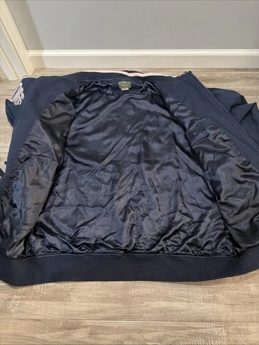 Vtg Stall & Dean Ivy League Yale Bulldogs Jacket Sz 4XL Navy Varsity image 8