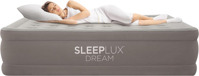 Dream 18  Queen Air Mattress, Luxury Raised, Built-In Dual Pump | True Queen-Siz