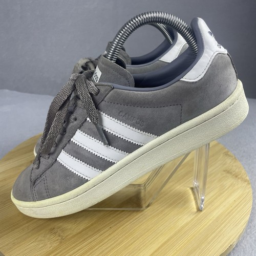 Adidas Campus Sneaker grau weiß Wildleder BA7535 Herren 6,5 Damen 7,5 Low Top