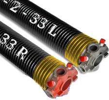 Torsion Spring Set for 7-8' Garage Doors, 16K Cycles, (.250x2x33") 🔧