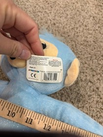 Fingerlings Blue Monkey Plush Stuffed Animal, Friendship at your Fingertips, NEW